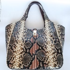 New Brahmin Carla Tea Rose Evita Bag